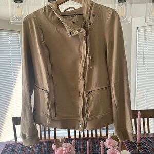We The Free Tan Utility Jacket